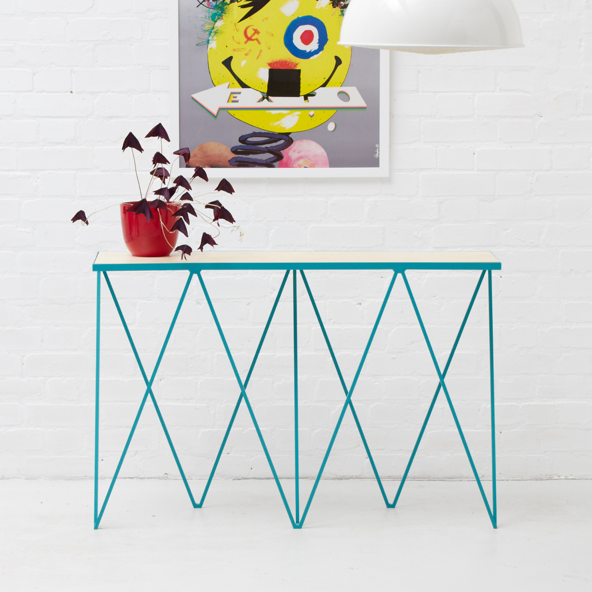 Giraffe Console Table - Birch plywood top